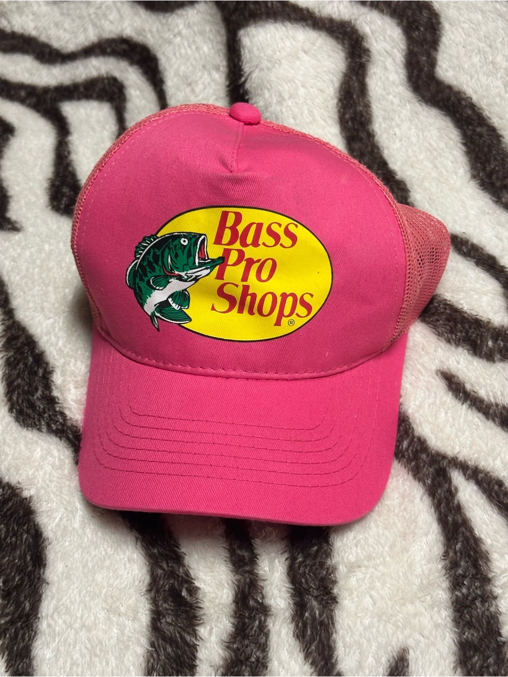 Bass Pro Shops Hot Pink Logo Trucker Hat